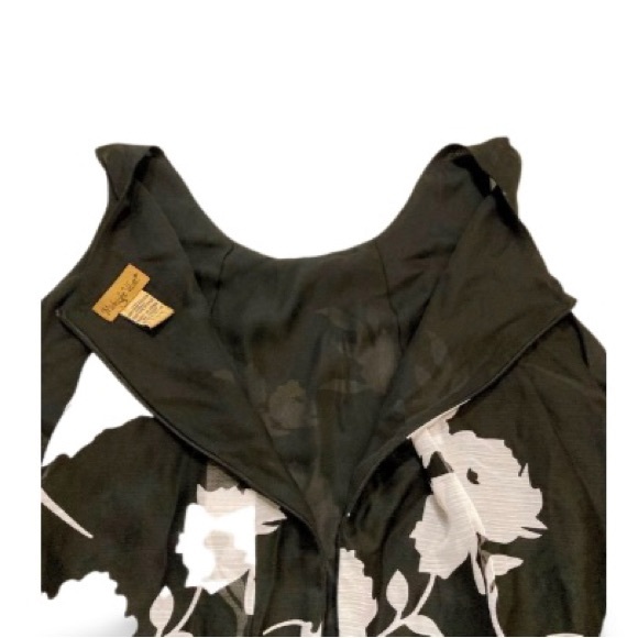 Midnight Velvet Black & White Sleeveless Dress - Size 1X - Picture 8 of 10